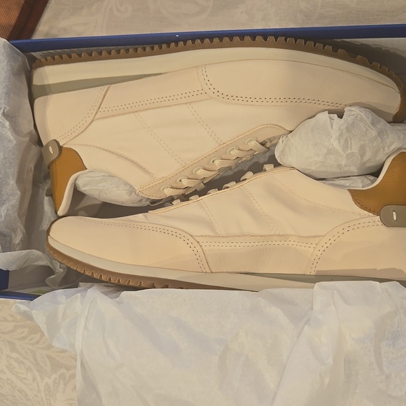 Vince Camuto Cream and Brown Men's Sneakers - Picture 12 of 15